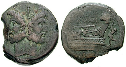 memmia roman coin as